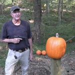 Pumpkin Carving with .45 Caliber,  my NightHawk Custom 1911