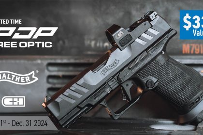 Walther Arms Limited-Time Promotion—Buy a PDP, Get a C&H Precision Red-Dot Optic