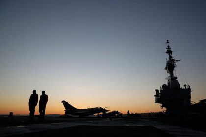 French Navy carrier commander ponders data overload, battle at sea