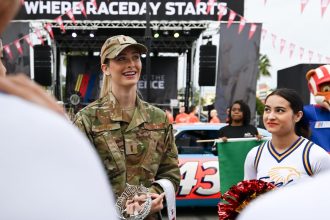 Camouflage and tiaras: First active-duty Miss America reflects on year