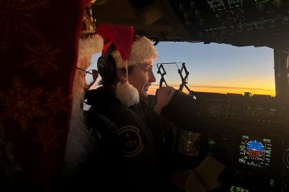 Santa catches a ride with troops to bring Christmas to Alaska village