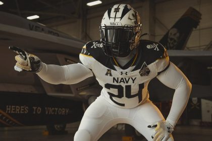 Navy ‘Fear the Bones’ uniform nods to Jolly Rogers in Army-Navy game