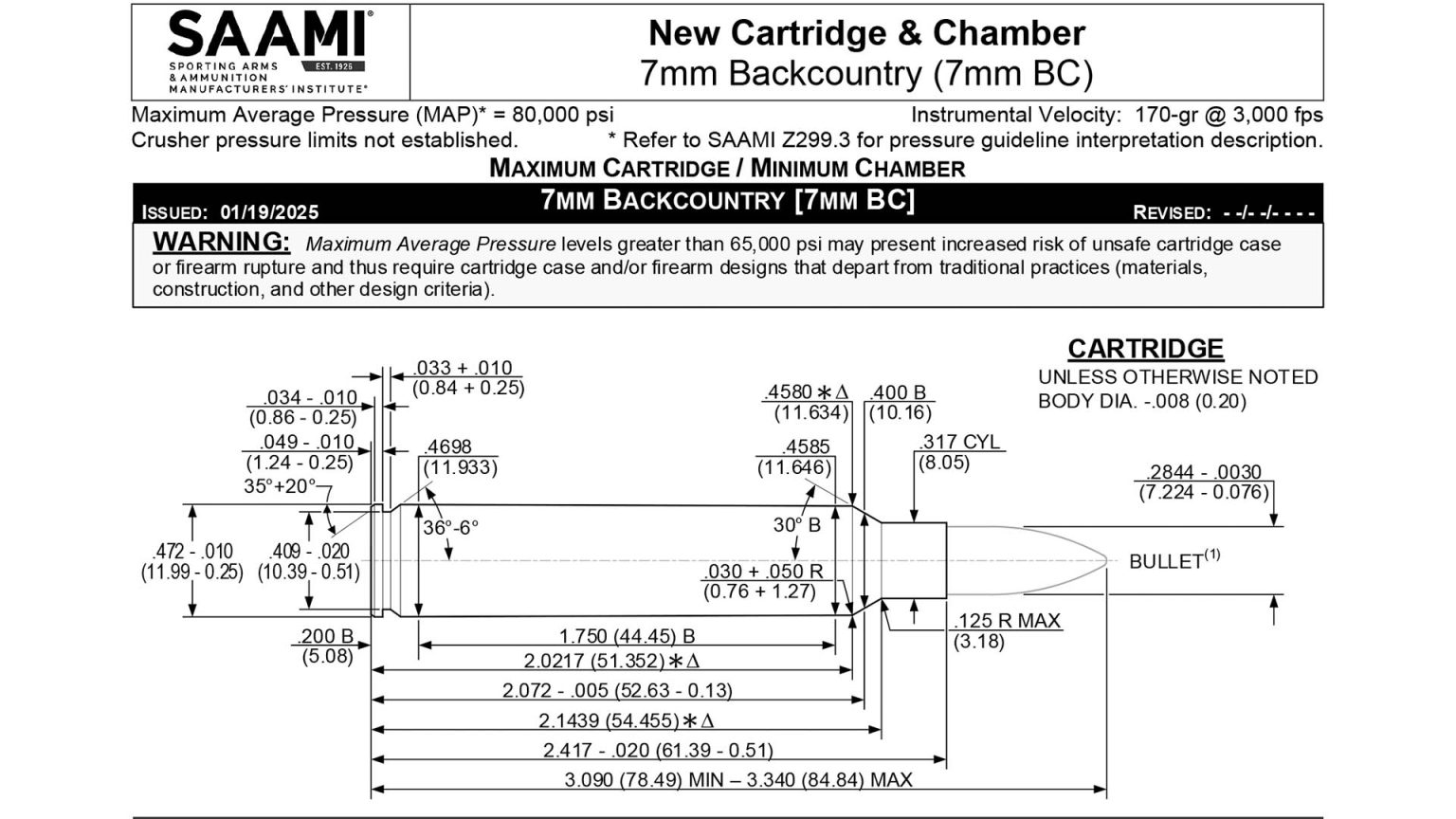 Three New Cartridges Accepted by SAAMI