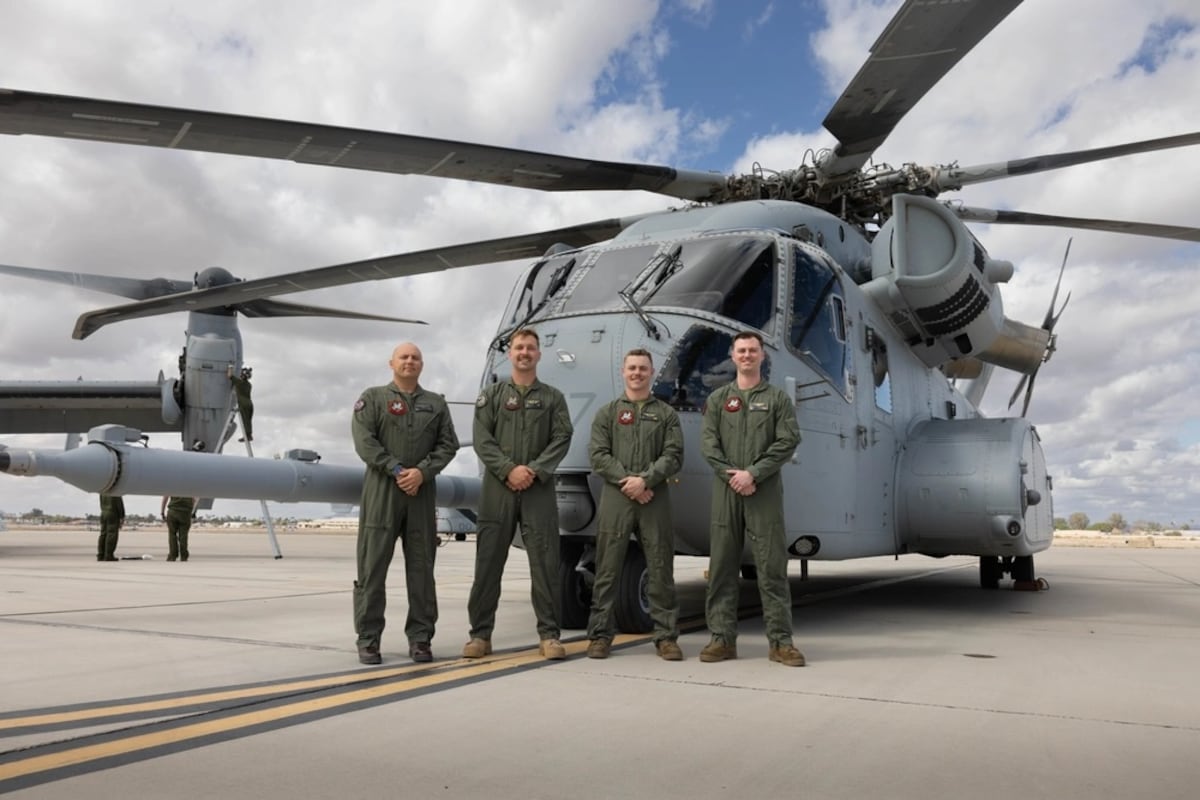 Marines save injured motorcyclist stranded in California desert