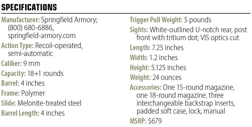 Springfield Armory Echelon 4.0C specs