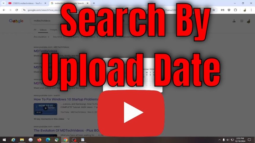 How To Search By Upload Date on YouTube [Guide]