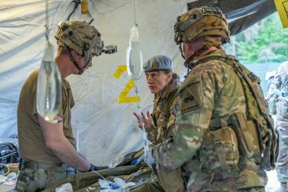From drone delivery to transfusions, blood plays vital combat role