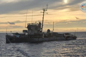 WWII ship accidentally sinks before US-Philippine ship-sinking drill