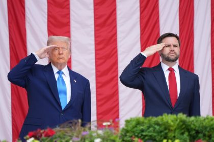 Trump honors fallen service members at Arlington National Cemetery
