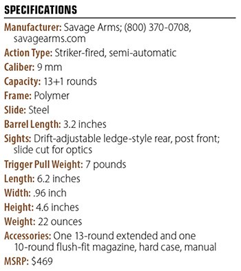 Savage Stance XR Specs