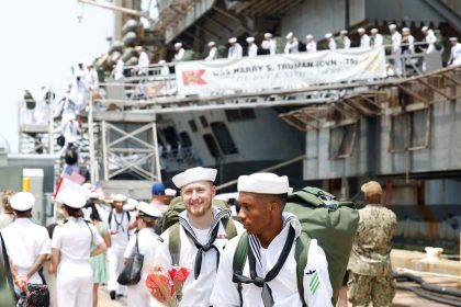 USS Harry S. Truman returns to US after months of battling Houthis