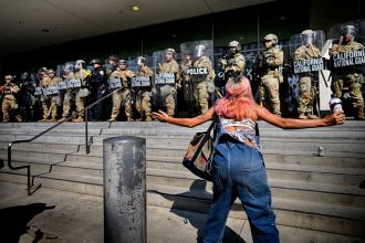 The history of presidents activating US troops on American soil