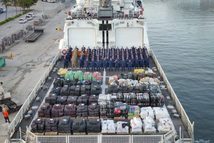 US Coast Guard offloads record amount of narcotics