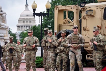 Some National Guard troops in DC now carrying service-issued weapons