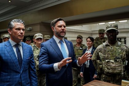 Vance, Hegseth visit troops amid growing Guard presence in DC