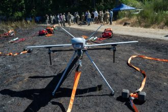 US Army soldiers kick the tires on a new class of multipurpose drones