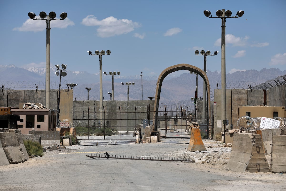 Trump says US working to take back Bagram Air Base from Taliban