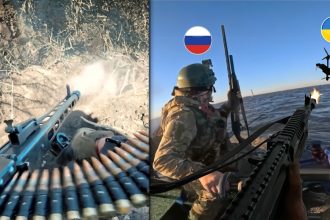 🔴 Ukraine War – Ukrainian MG3 Machine Gunners In Heavy Trench Combat • Insane Russian GoPro Footage