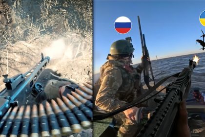 🔴 Ukraine War – Ukrainian MG3 Machine Gunners In Heavy Trench Combat • Insane Russian GoPro Footage