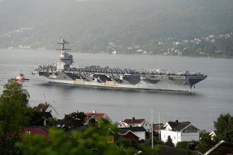US aircraft carrier nears Venezuela in flex of American military power