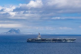 USS Gerald R. Ford heads to Caribbean to support anti-narcotics effort