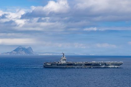 USS Gerald R. Ford heads to Caribbean to support anti-narcotics effort