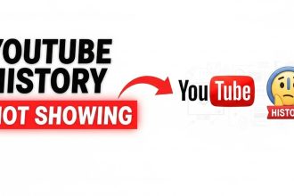 How To Fix YouTube History Not Showing