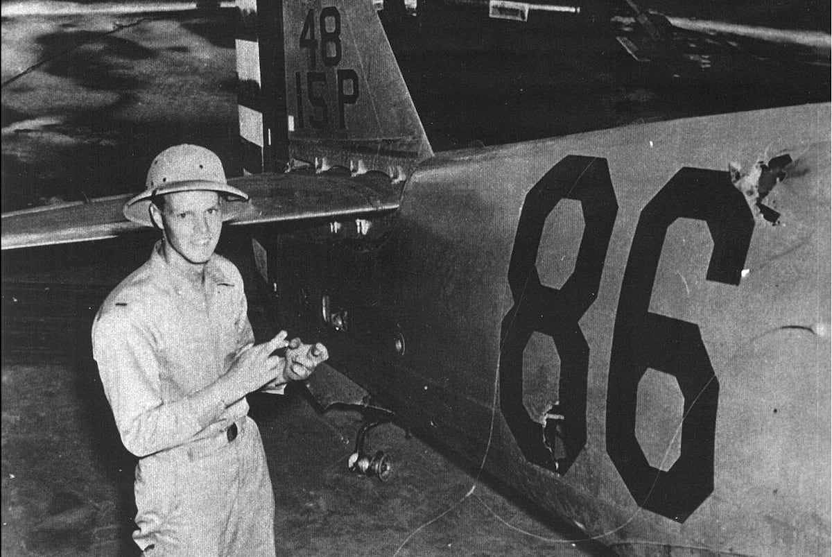 The pajama pilot over Pearl Harbor