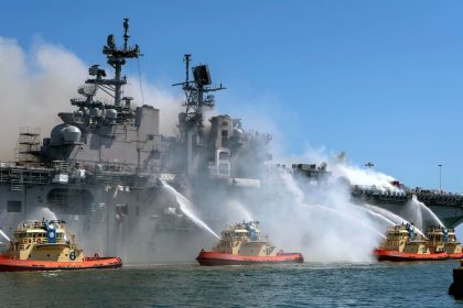 Navy needs to improve fire safety enforcement on ships, watchdog warns