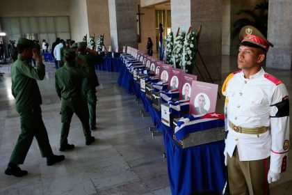 Remains of Cuban officers killed during Venezuela strike repatriated