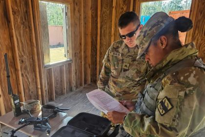 Georgia National Guard train troops to fly small quadcopter drones