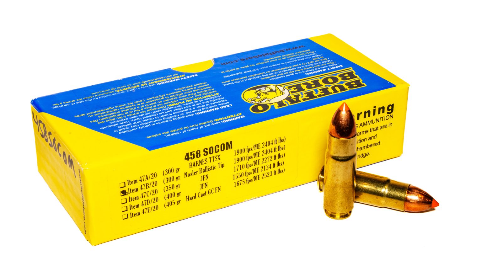 Ammo: .458 SOCOM