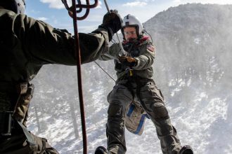 Navy crew helped rescue F-16 pilot after ejection over California