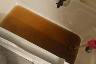 Brown water afflicts residents of military housing in New Jersey