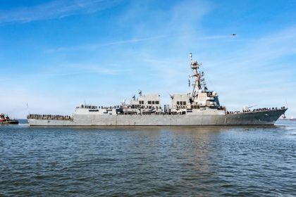 Destroyer USS Truxtun deploys amid military buildup near Iran
