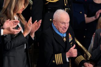 Trump presents Medal of Honor to 100-year-old Korean War veteran during State of the Union
