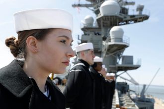 Female sailors can now purchase new dress overblouse, Navy announces