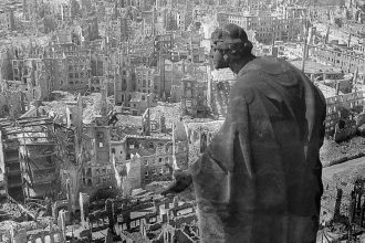 The devastating 1945 Allied bombing campaign in Dresden