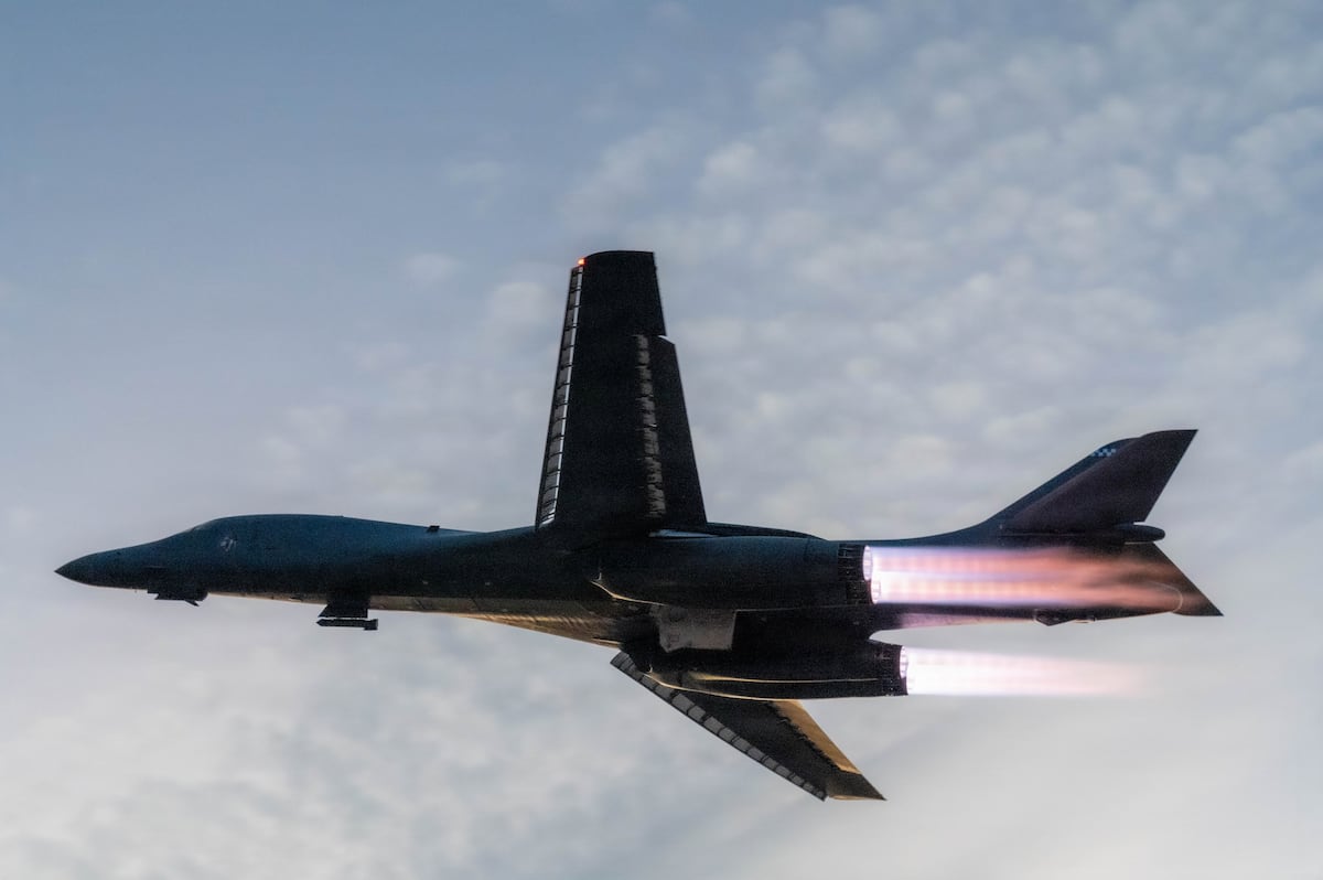 B-1B Lancers conduct deep strikes in Iran as part of Operation Epic Fury