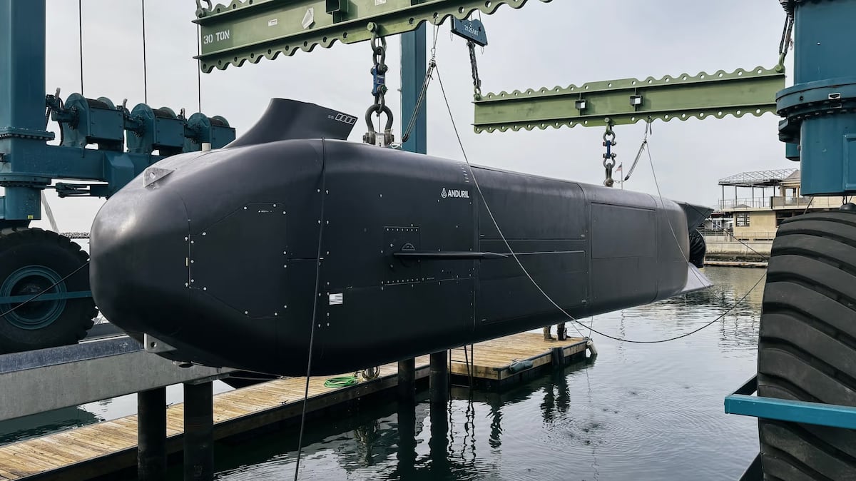 US Navy partners with Anduril to develop XL underwater vessel