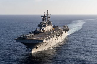 USS Boxer and 11th Marine Expeditionary Unit deploy to Middle East