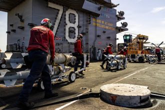 USS Gerald R. Ford docks in Greece for port call after fire