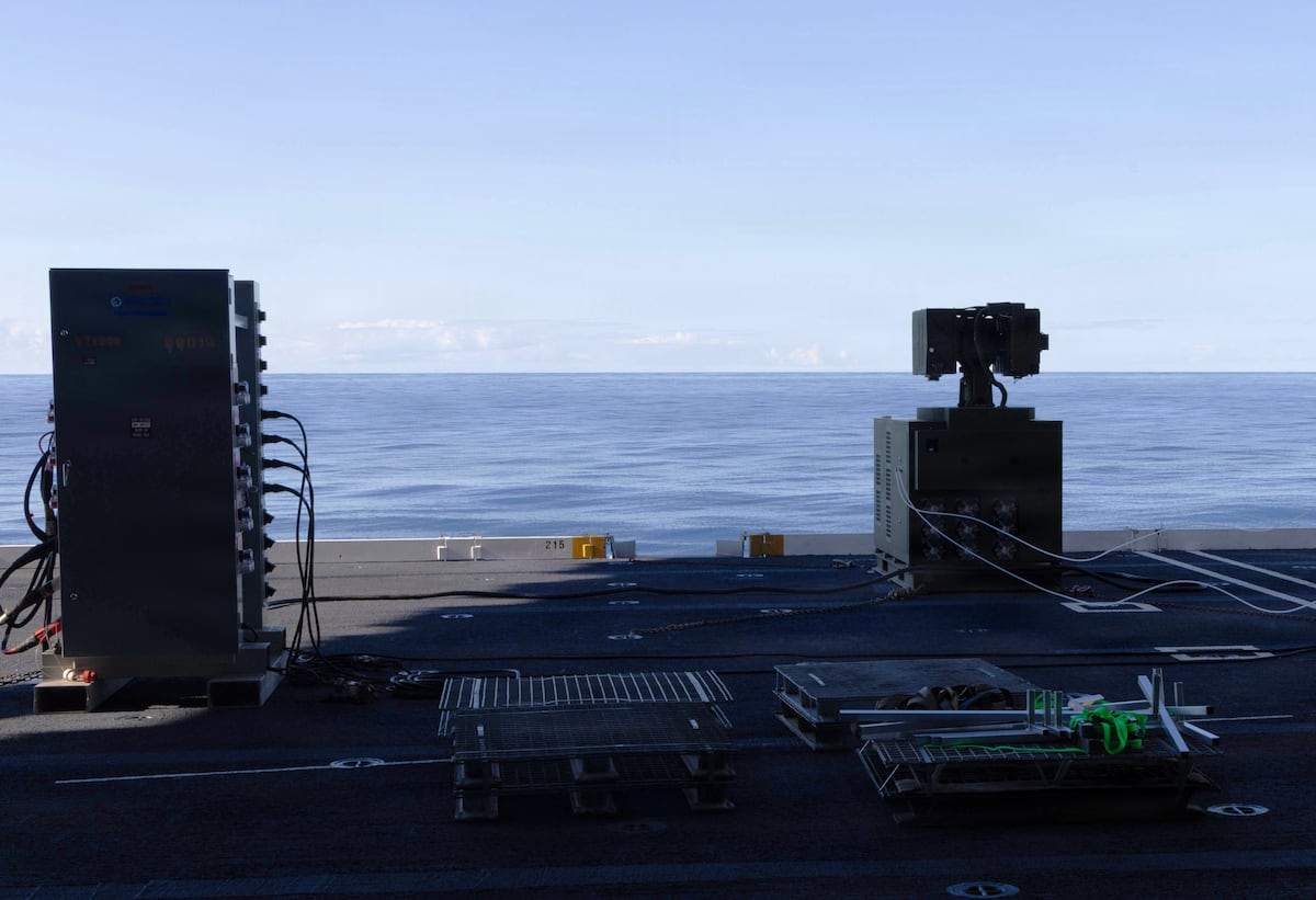 The US Navy is full speed ahead on building a laser fleet