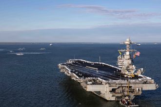 Ford Carrier Strike Group receives Presidential Unit Citation after historic deployment