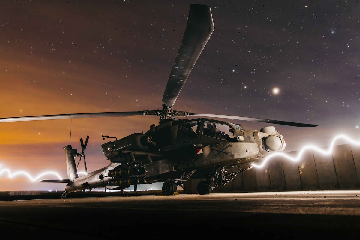 US soldiers rescued after Apache helicopter goes down near the coast of Oman
