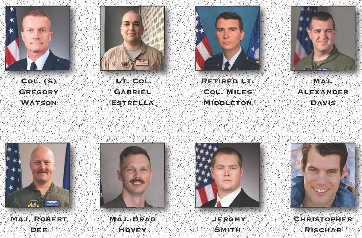 Air Force identifies 8 people killed in B-52 crash