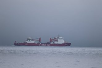 Coast Guard monitors Chinese research vessel as it cuts through sovereign-US waters to the Arctic