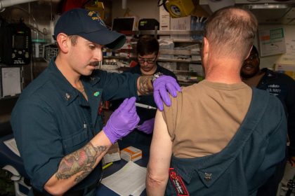 Navy announces new flu vaccination requirements for sailors