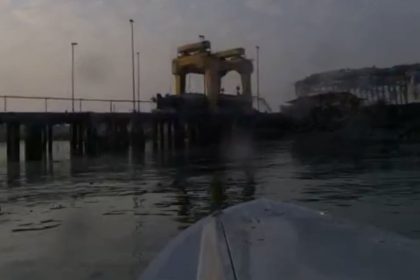 Sea drones strike Iranian port in combat first for US
