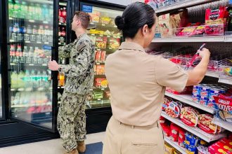 ‘Thanks, it has pockets!’: Service Khaki slacks featuring back pockets now available to female sailors